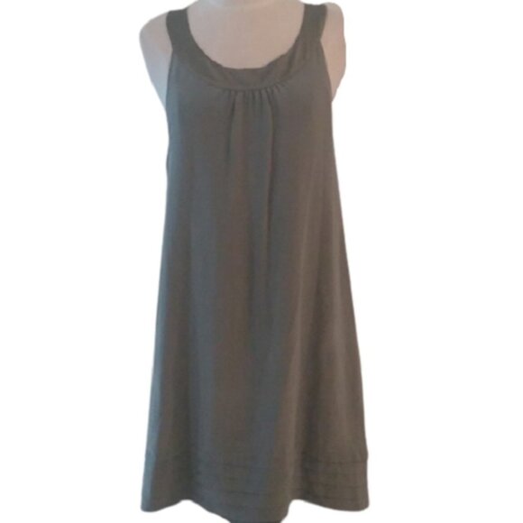 H&M Modern Classic  Mini Dress, Sage Gray,  Size 10 - Picture 1 of 9